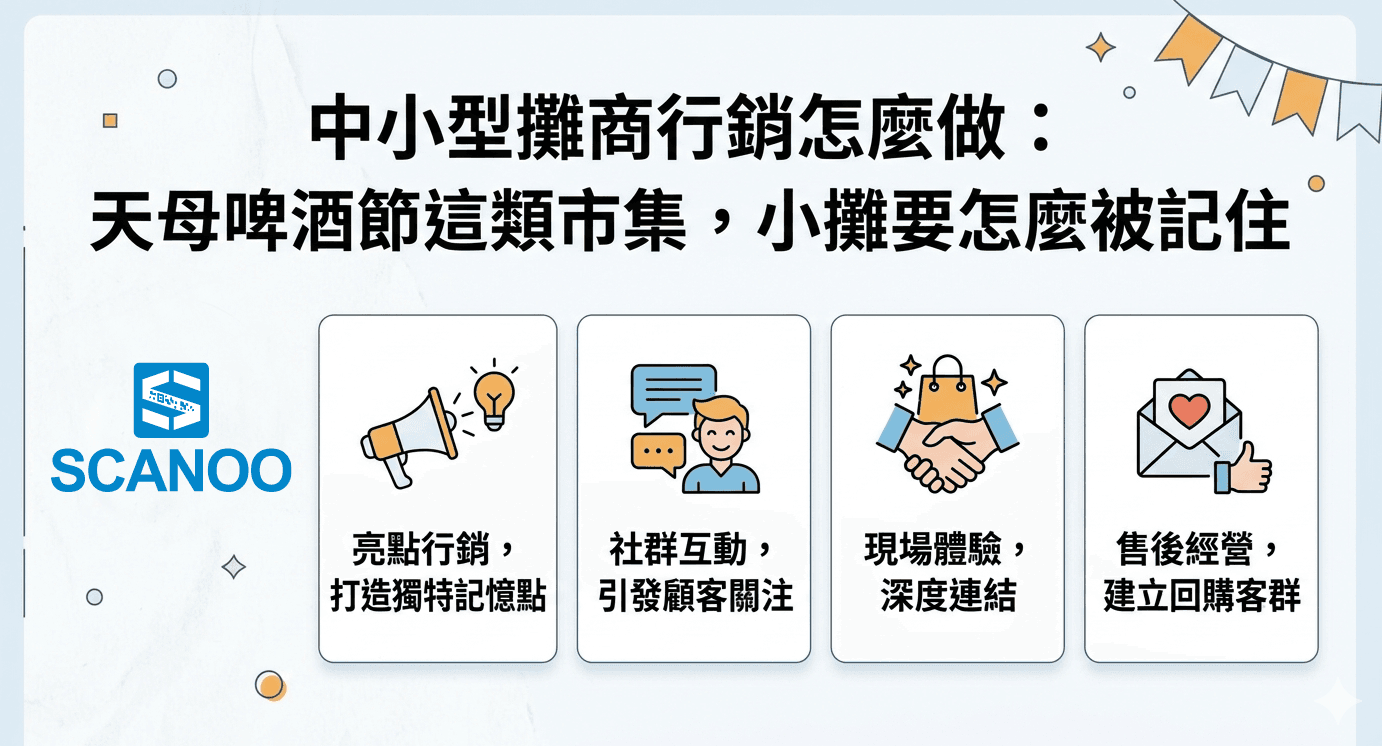 中小型攤商行銷怎麼做:天母啤酒節這類市集,小攤要怎麼被記住